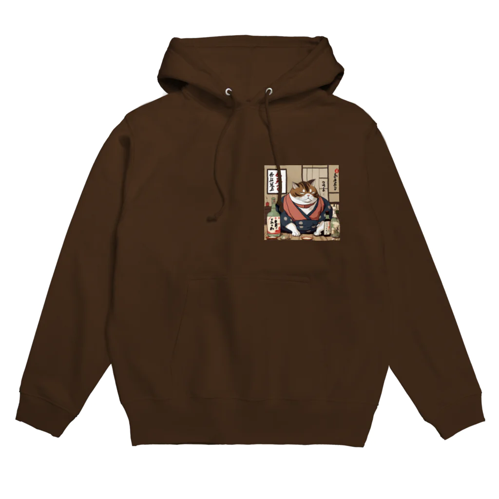 酔丸の酔いどれ猫　酔雷 Hoodie