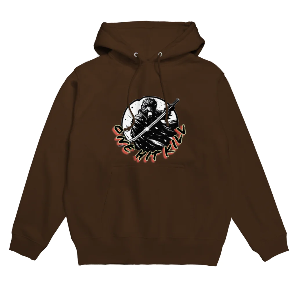 kumainchouのSAMURAI くま Hoodie