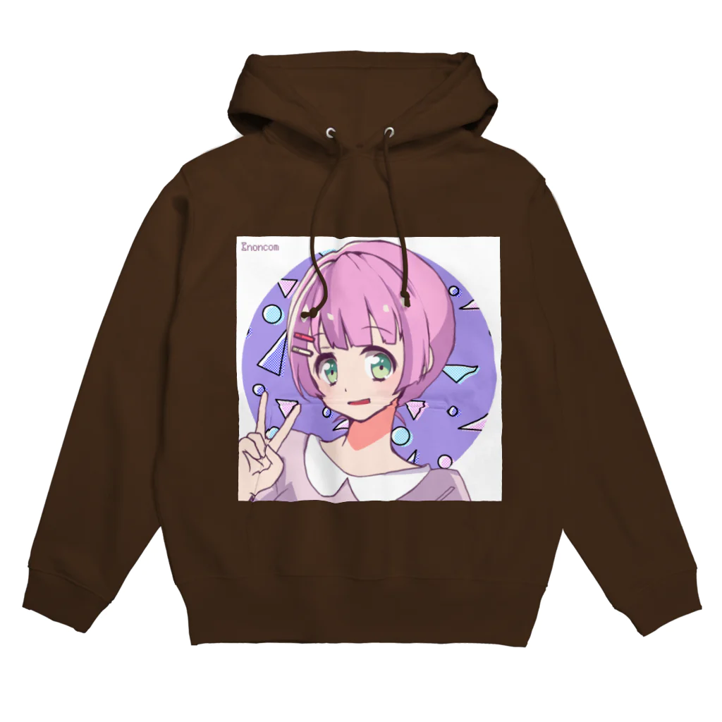 ラベンダーＬＯＶＥのののちゃん Hoodie