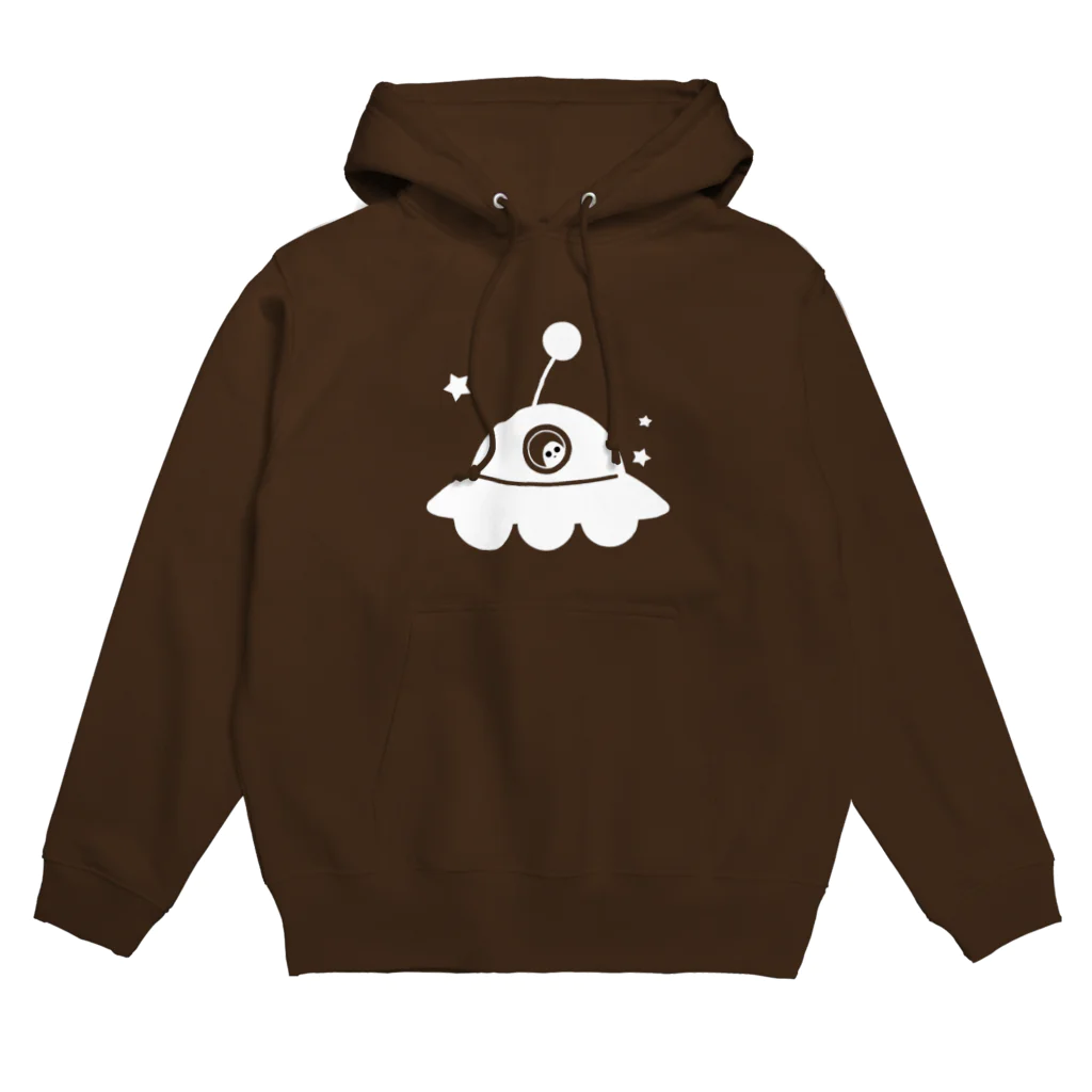 cosmicatiromのUFO 白 Hoodie