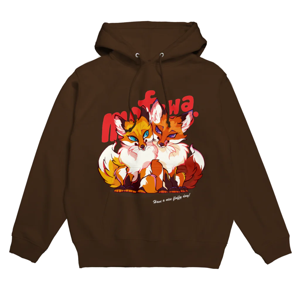 mofuwaのFOX TWINS(dark color) Hoodie