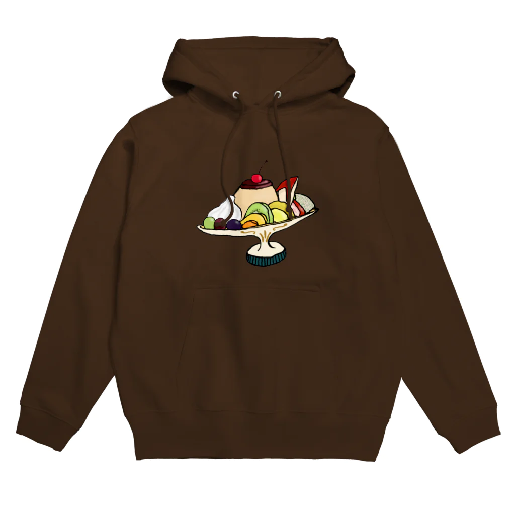 気ままに創作　よろず堂のプリン・ア・ラ・モード　ポップ Hoodie