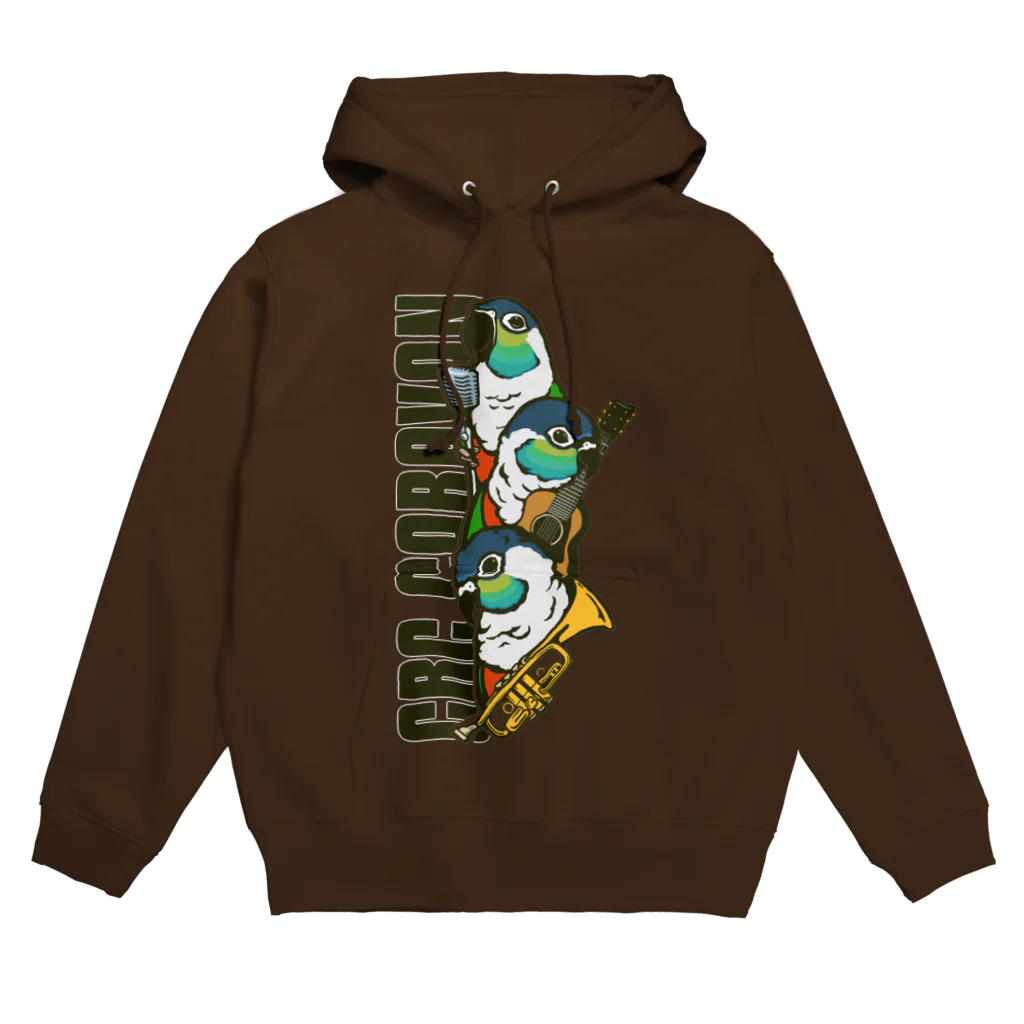 ムクのアカハラウロコインコ Hoodie