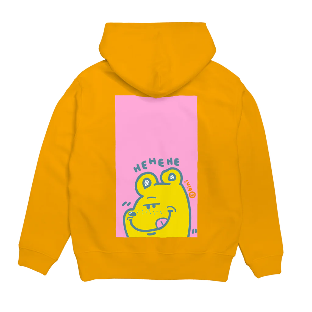 Bingbungのへへへくま Hoodie:back