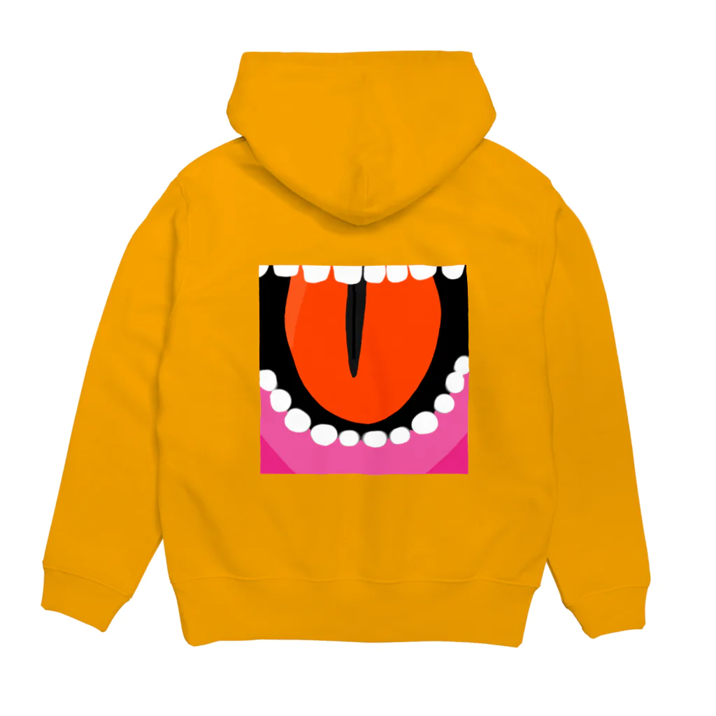 OshoのMouth opened  Hoodie:back