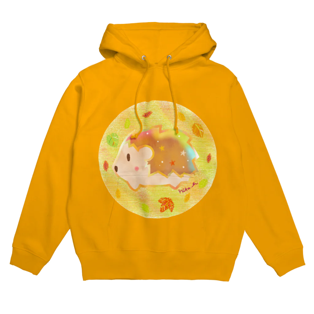 前田悠花｜イラストレーターの★ハリネズミ★ Hoodie