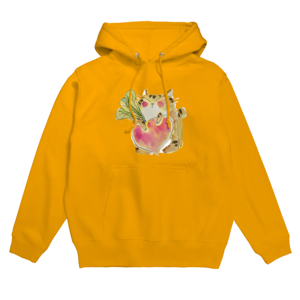 みゆ左衛門の茶トラの茶太郎    冬 Hoodie