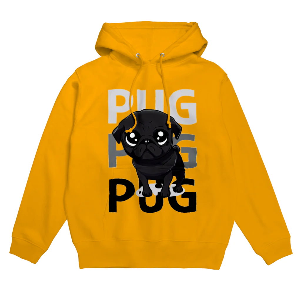 furebuhi　clubのグラフィックPUG！ パーカー