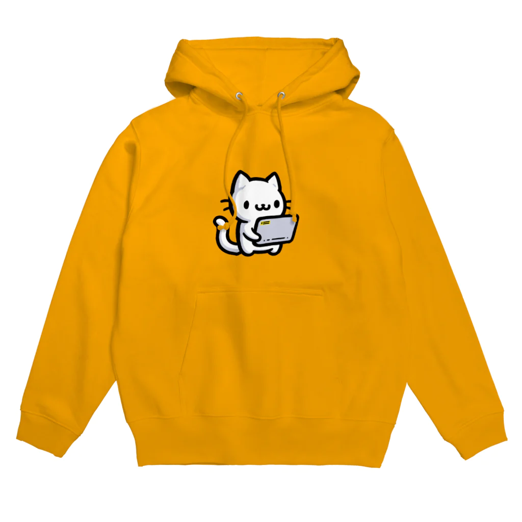 Kalytero グッズ制作部の業務用端末猫 Hoodie