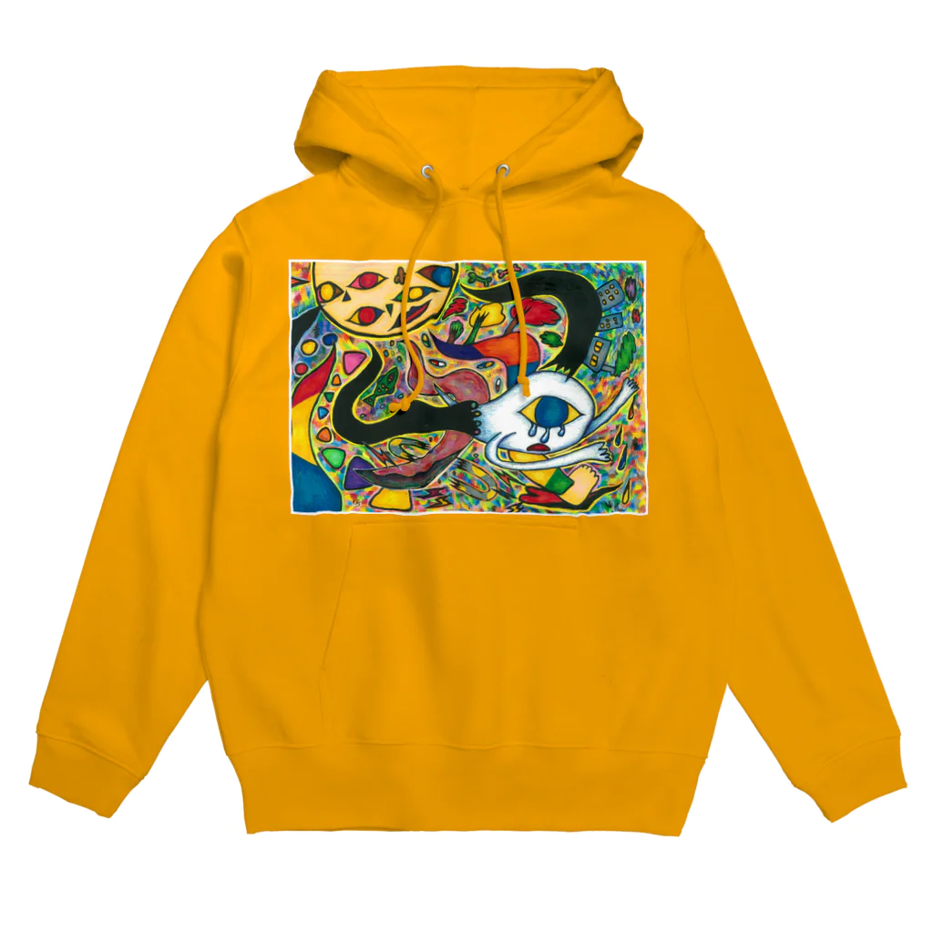 脳内もぐもぐショップ🧠の墓の上は歓楽街 Hoodie