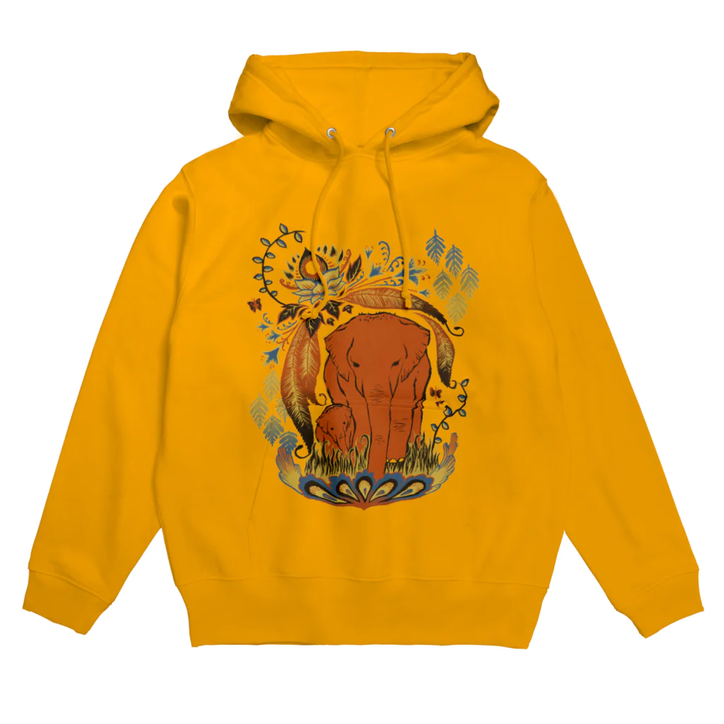 IZANAMI by Akane Yabushitaのゾウの親子🐘 Hoodie