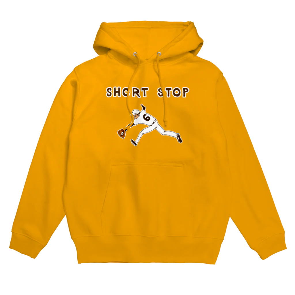 NIKORASU GOの野球デザイン「ショート」（Tシャツ・パーカー・グッズ・ETC） Hoodie