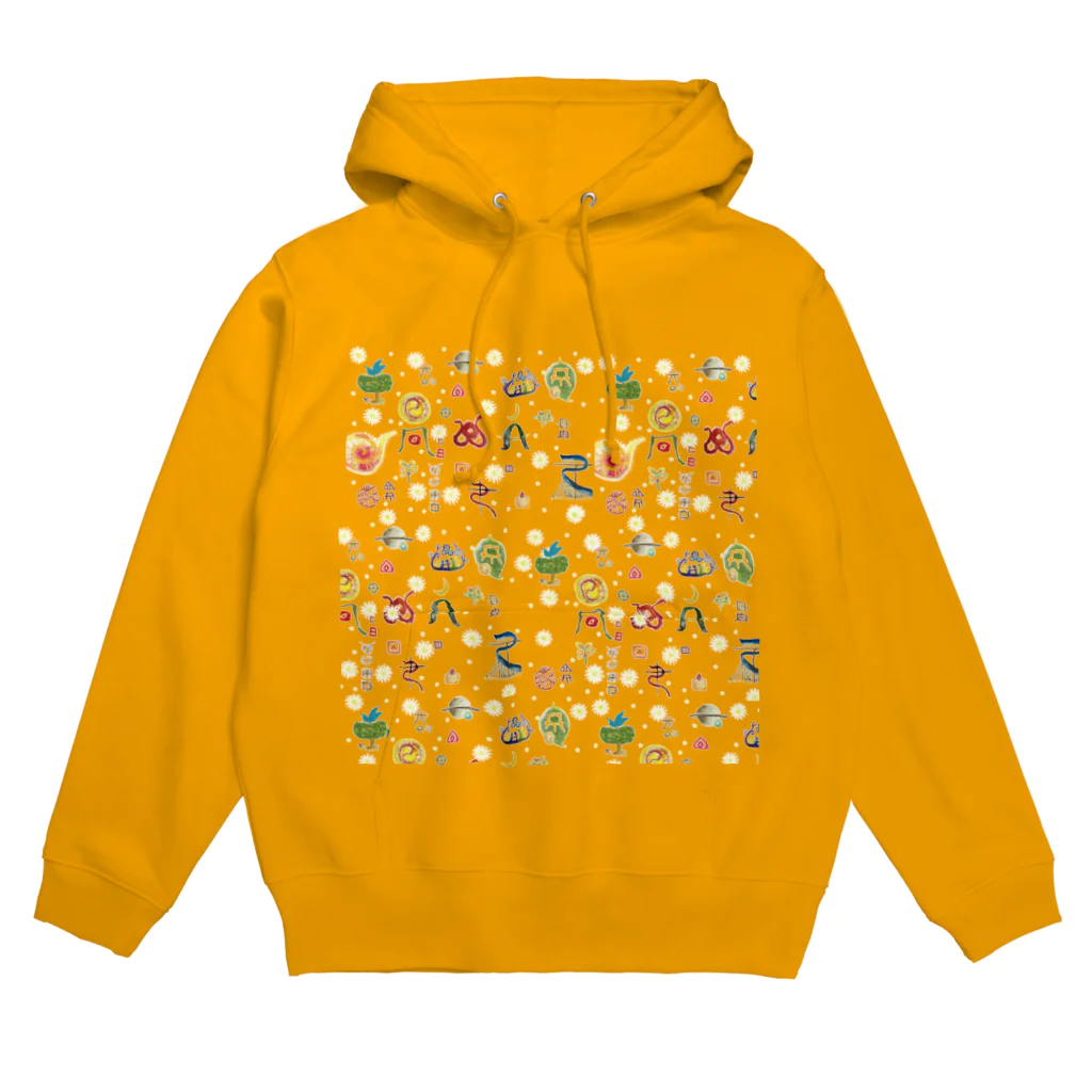 WAMI ARTのヲシテ文字いろいろ Hoodie