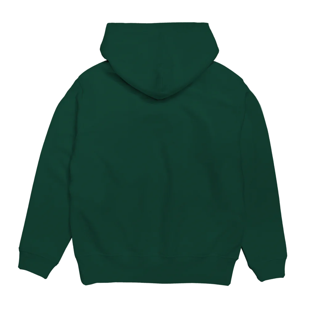 ヌルショップのこのロゴ何？ヌル…？ （濃色） Hoodie:back