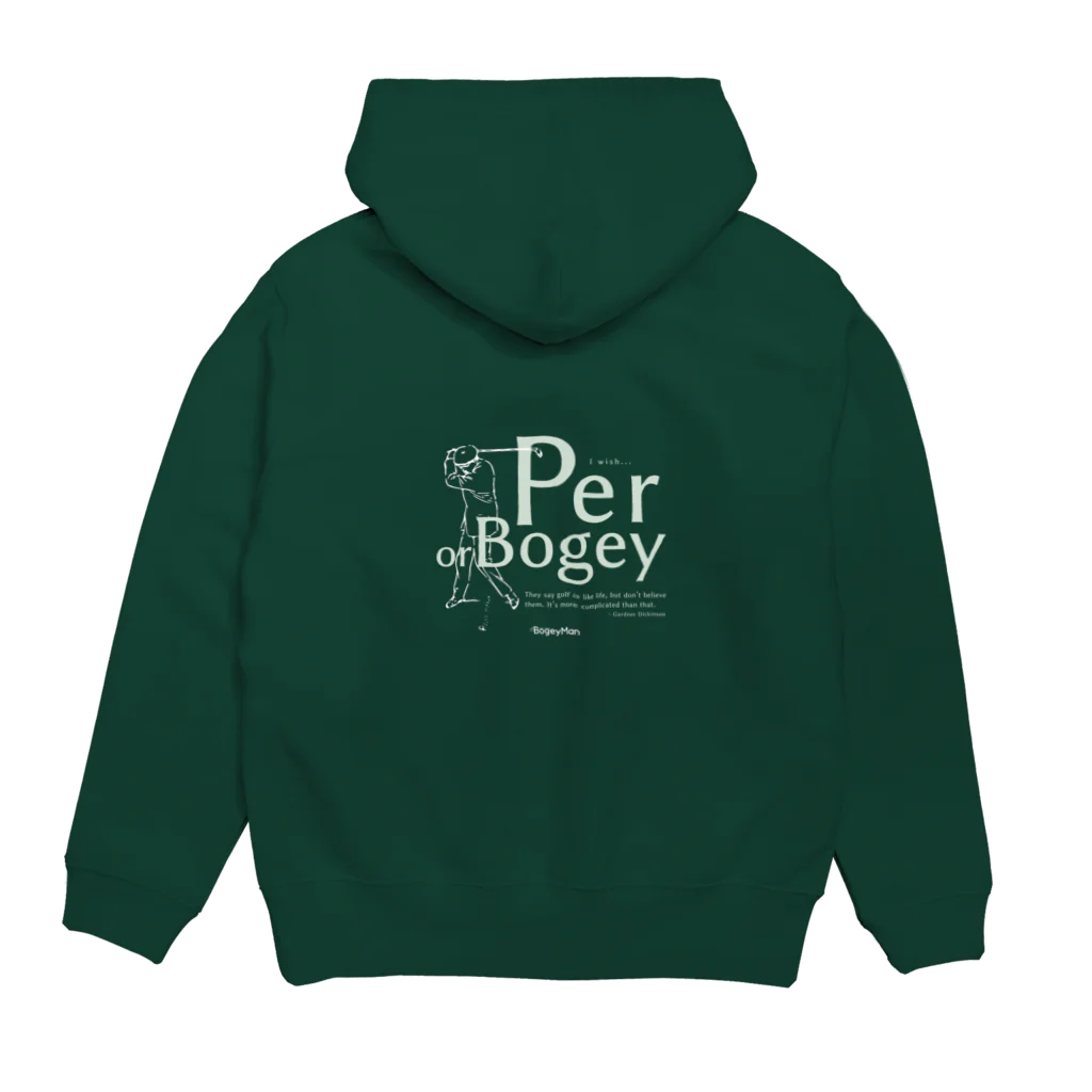 the BogeyMan(ザ ボギーマン) | 公式オンラインショップのBLUE【the Bogey Man】 Hoodie:back