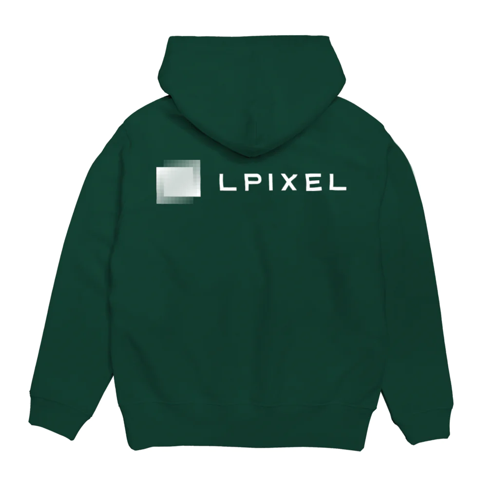 lpixelのコーポレートシリーズ（色地用） Hoodie:back