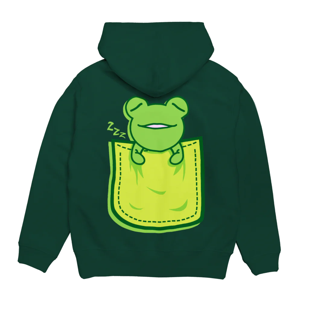 AURA_HYSTERICAのFrog_in_the_Pocket パーカーの裏面