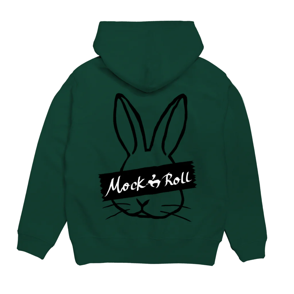 Mock’n Rollのmock’nroll 目隠しver. でっけぇの Hoodie:back