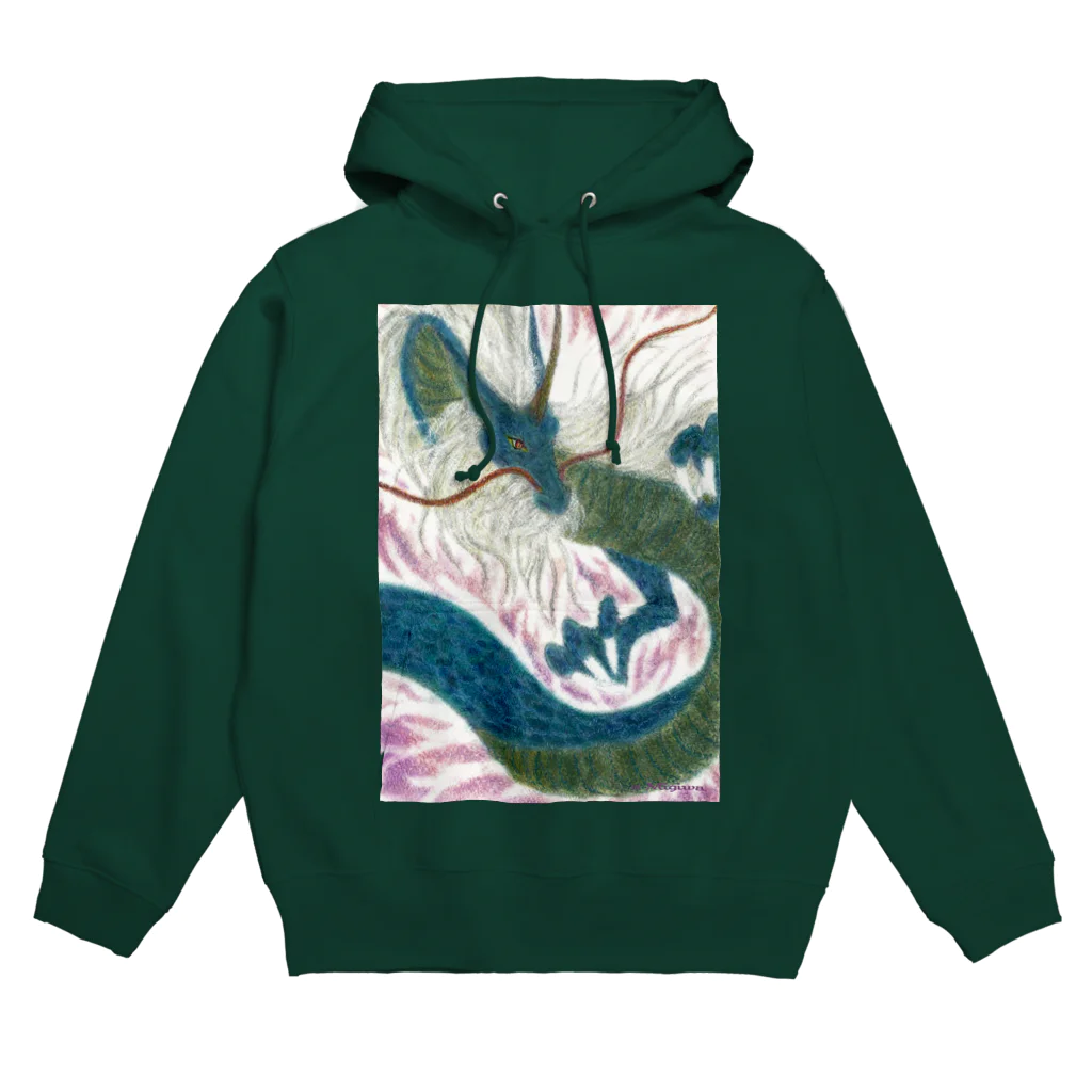 てんしtoあむタンの四聖獣の西方を護る青龍をパステルで描いています。 Hoodie