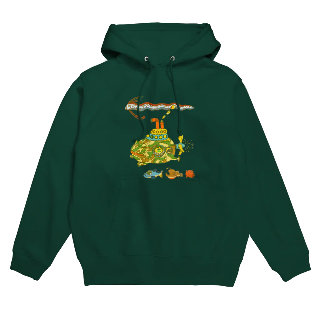 さちこの生物雑貨のモッチ潜水艦 Hoodie