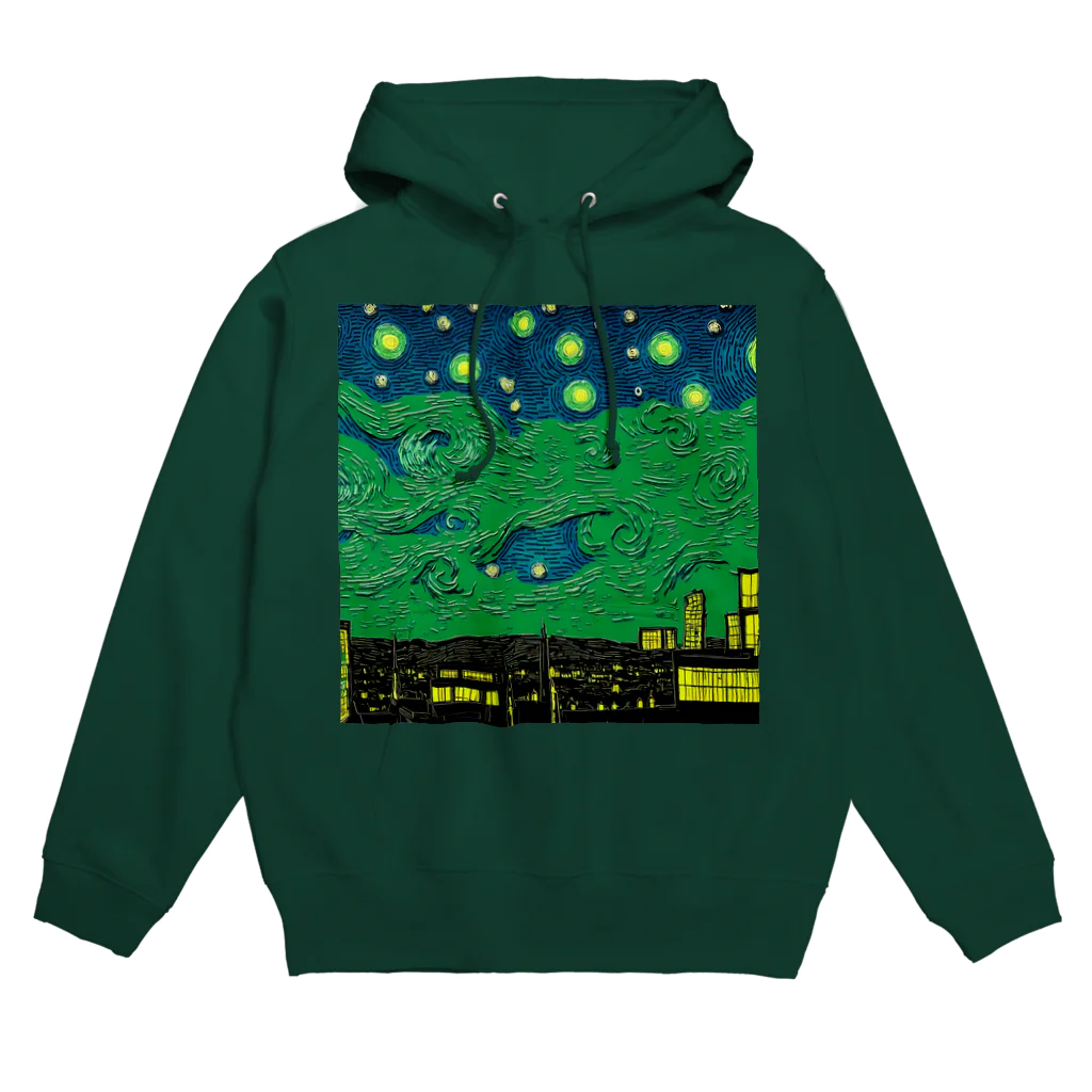 TakashiSのgreen clouds Hoodie