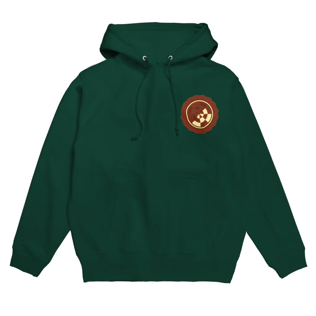 ハナドリカ SUZURI店の花の形の板チョコ Hoodie