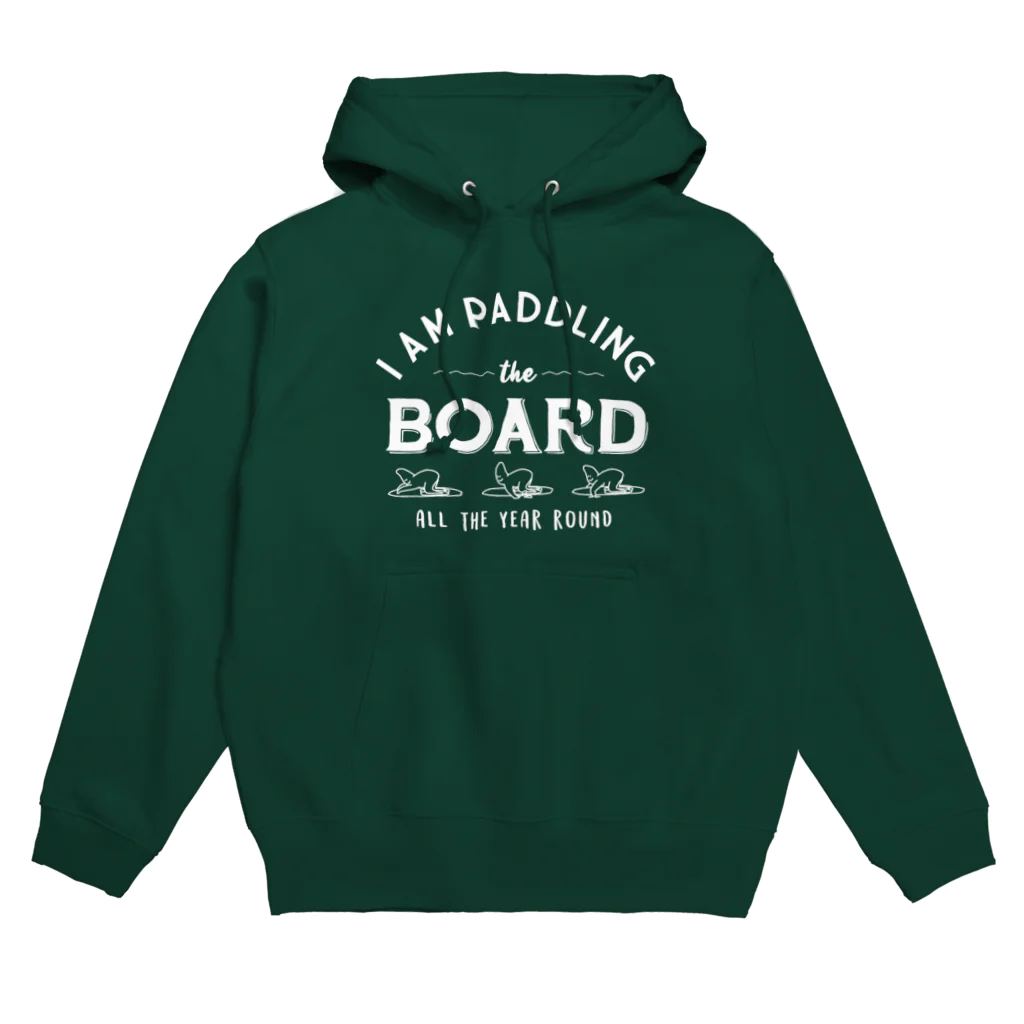 May's cafeのPADDLING THE BOARD _white パーカー