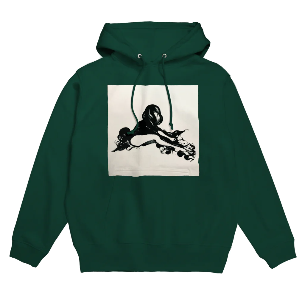 よるのみずべのアオギレ Hoodie