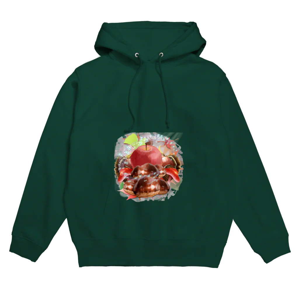 月夜のタツノオトシゴのautumn harvest Hoodie