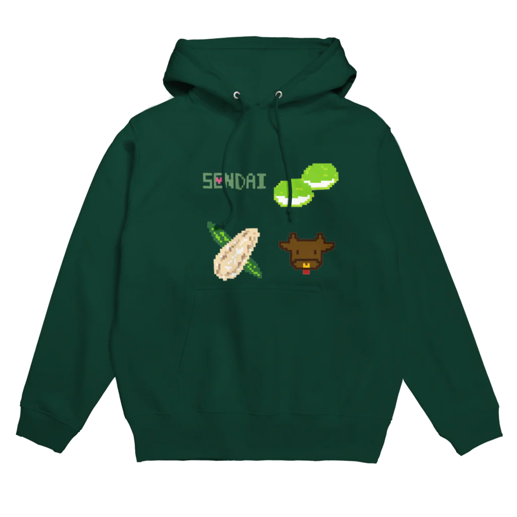 SHIHOのSENDAI bit Hoodie