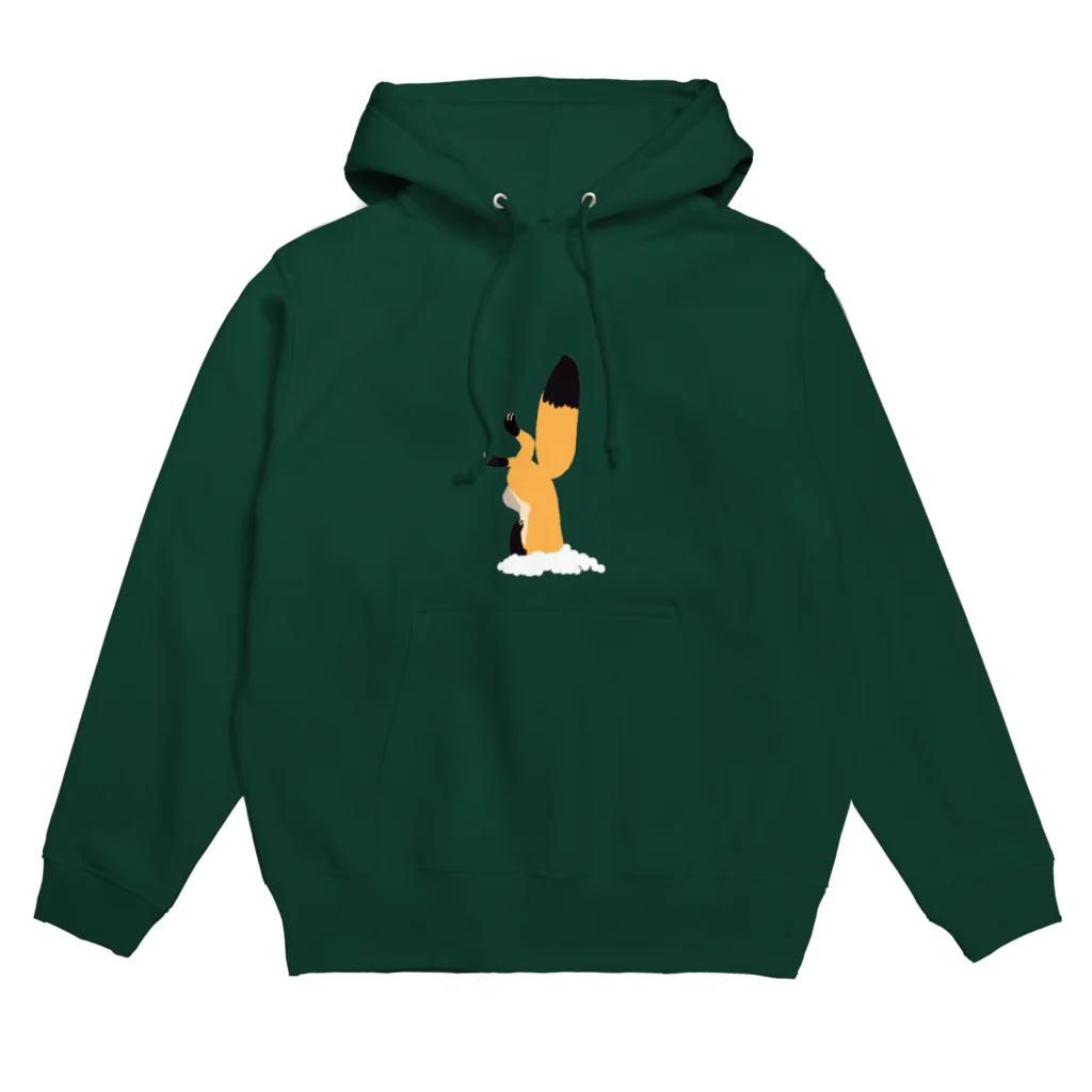 ゴケのきつねが生えた Hoodie