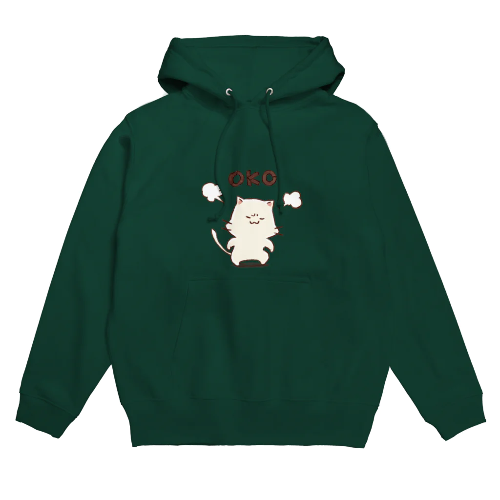 あおべに✪みけんねこのおこぱーかー Hoodie