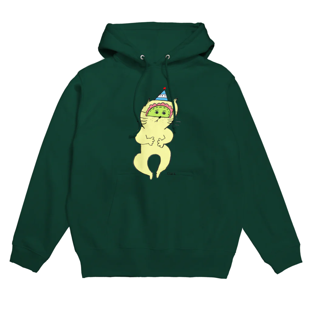 Claraのおみせのおめんのねこちゃん Hoodie