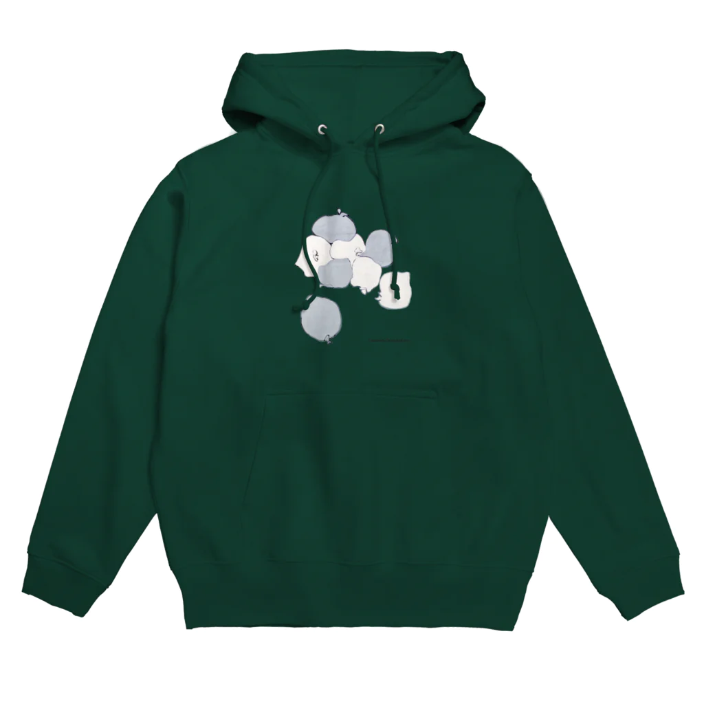 薬師神 トモミの積まれたごみ袋 Hoodie