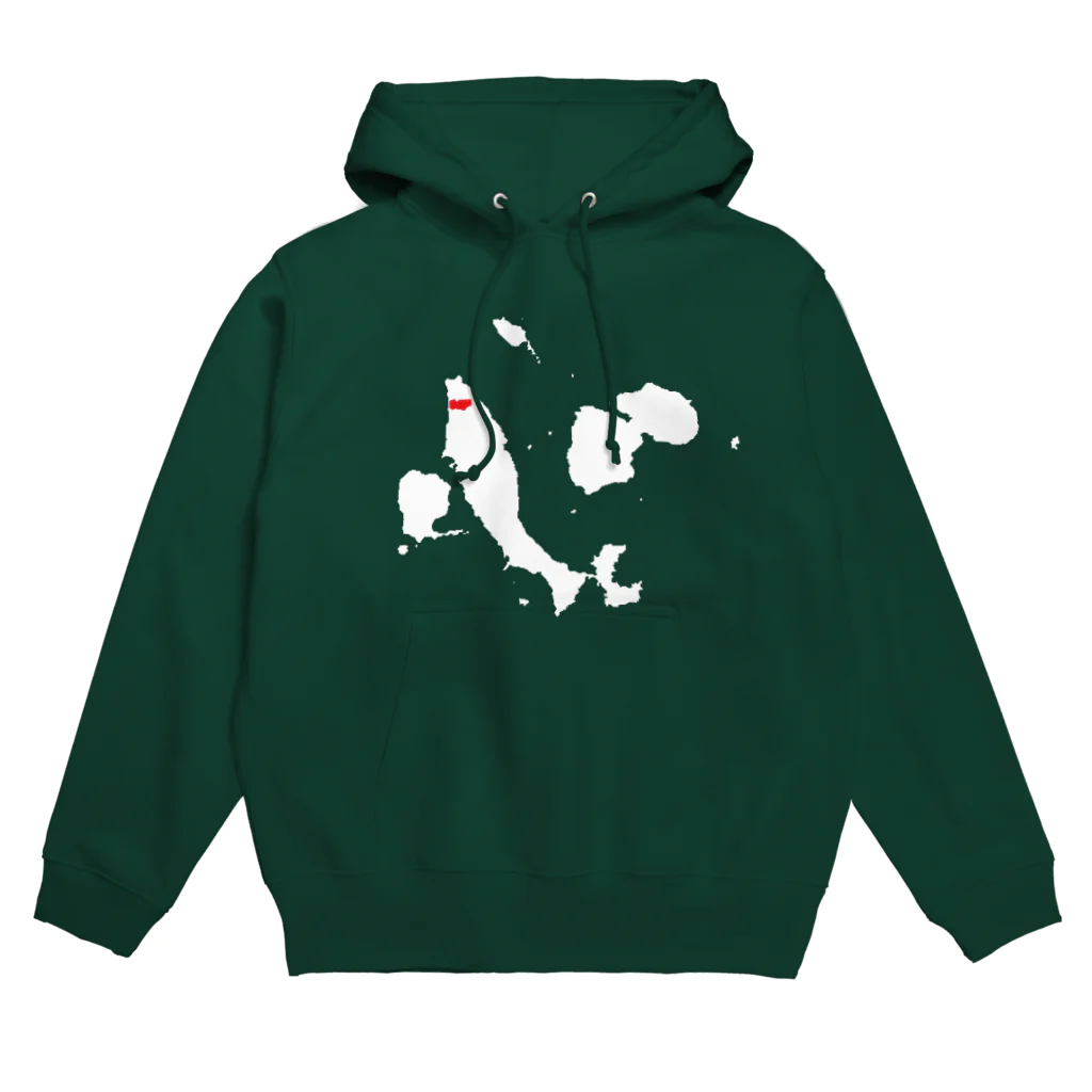 おぐらの心　白字 Hoodie