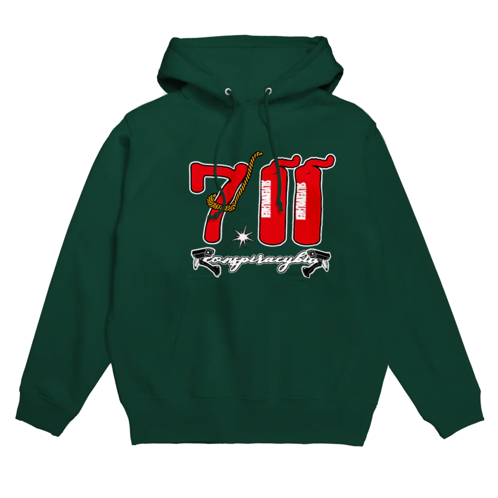 ＳＩＬＶＥＲＷＯＬＦＭＥＮmixculturedesinのゲリラコレクション「７１１」Tシャツ Hoodie