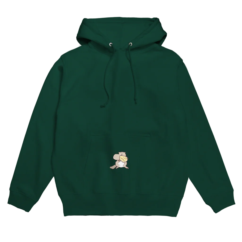 順扇堂のリスくん・もぐもぐピーナッツ Hoodie