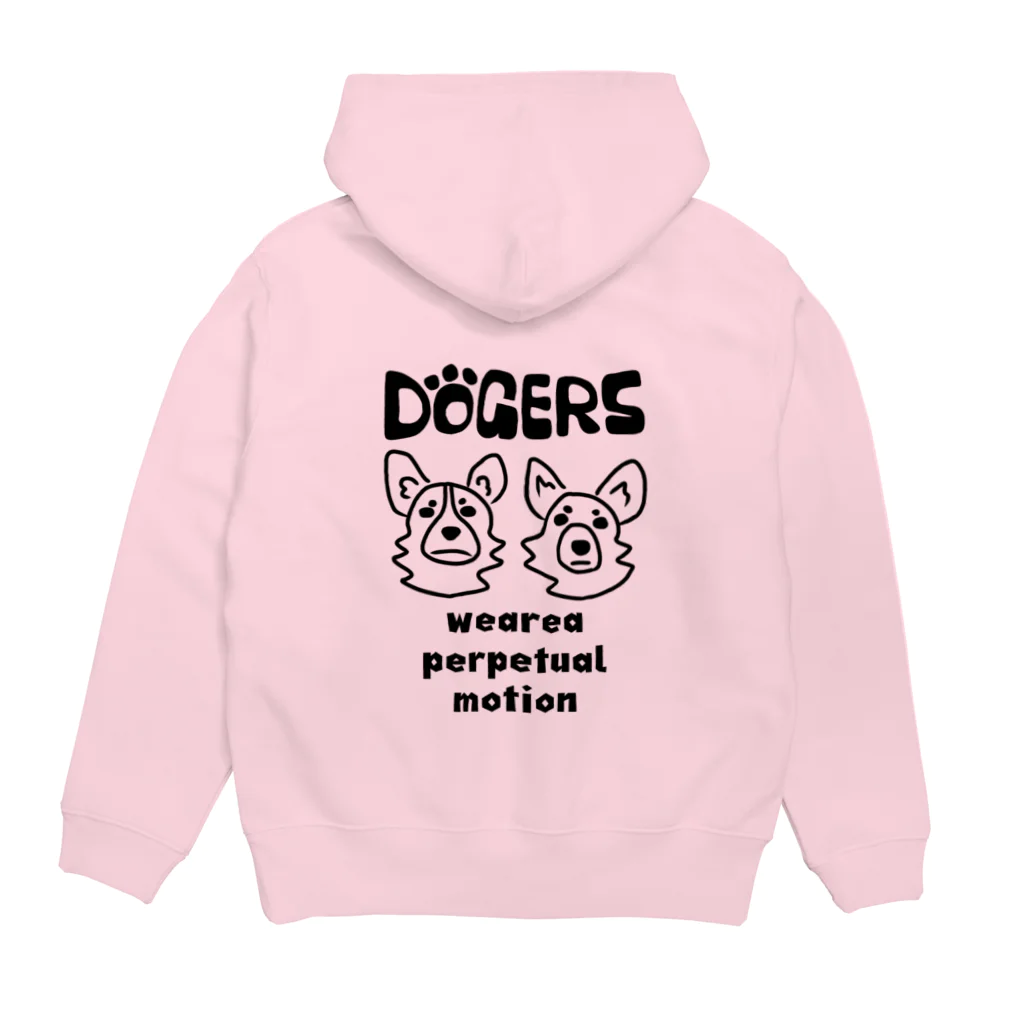 DOGERSのDOGERSオリジナルグッズ パーカーの裏面