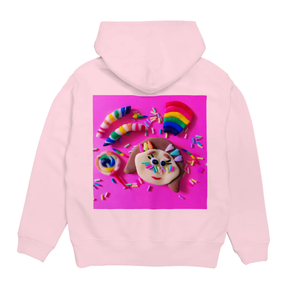 RAINBOW SPRINKLESのスプリンクルちゃん Hoodie:back