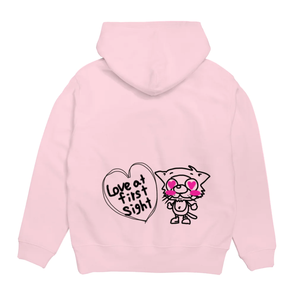 にゃんすでやんす。のにゃんすでやんす。一目惚れでやんす。 Hoodie:back