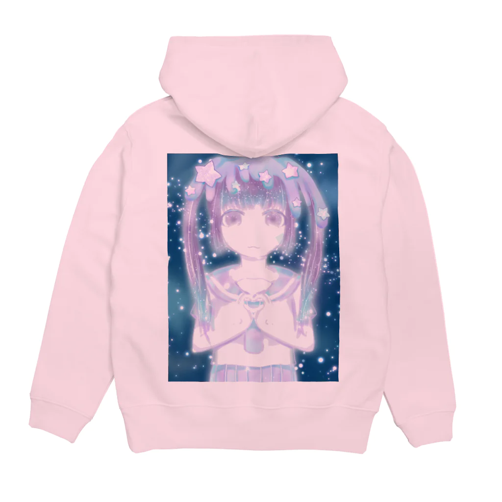 ミラクルテディ🌙のゆめかわちゃん Hoodie:back