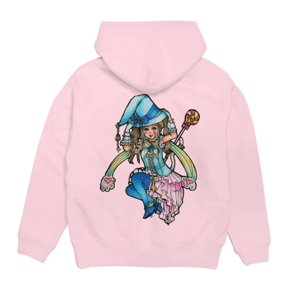 miku'ꜱGallery星猫の魔法少女miku Hoodie:back