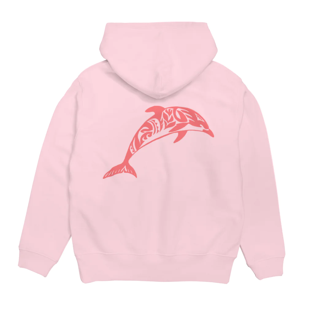 Noa Noa Art ＆ DesignのDolphin｜イルカ Hoodie:back