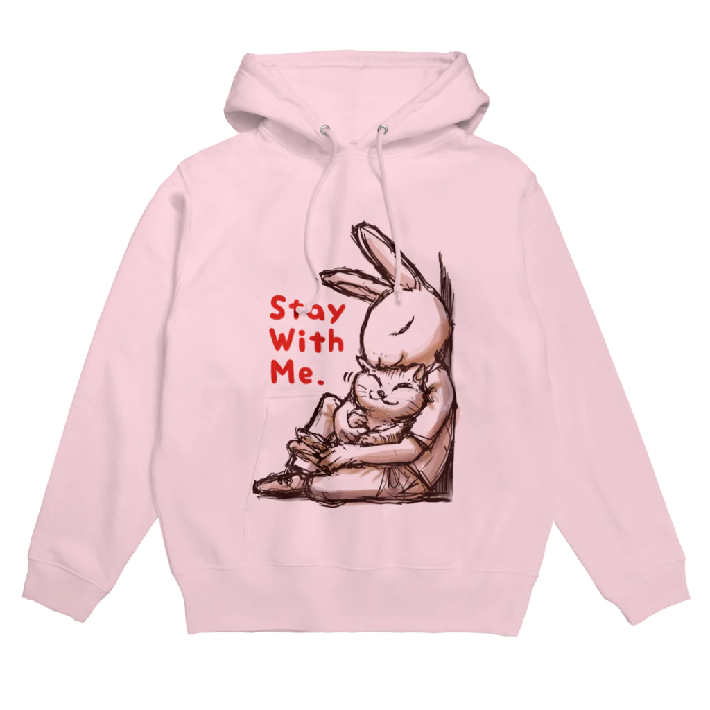BeachBunnyのうさぎとねこ　Stay With Me Hoodie