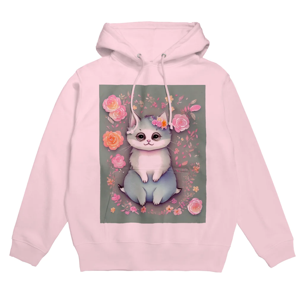 かずのショップのはなねこ Hoodie