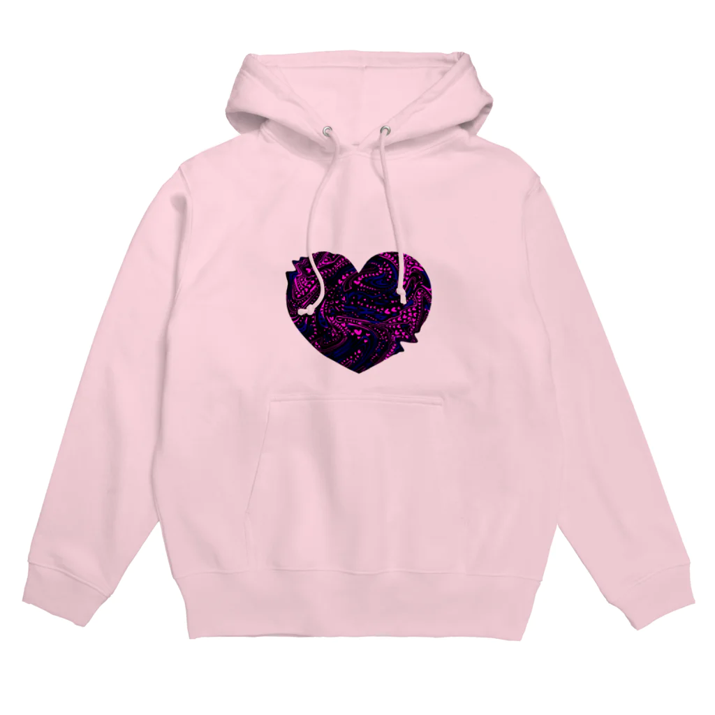 METEORの歪み気味LOVING Hoodie