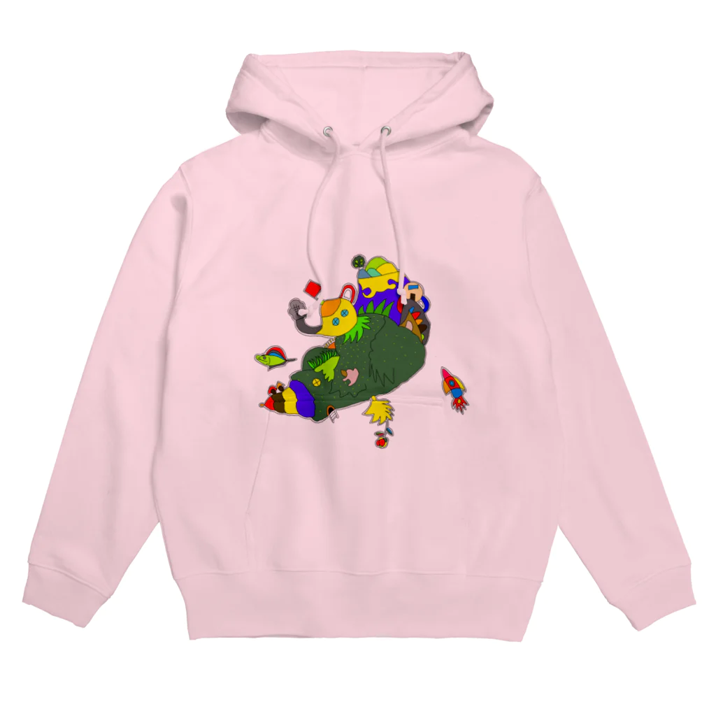 治水(kou×ken=Design)の夢に出てきた世界を描いてみた。 Hoodie