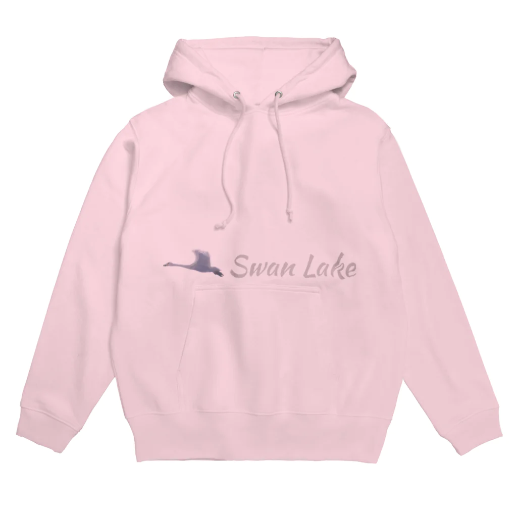 月夜のタツノオトシゴのSwan Lake Hoodie