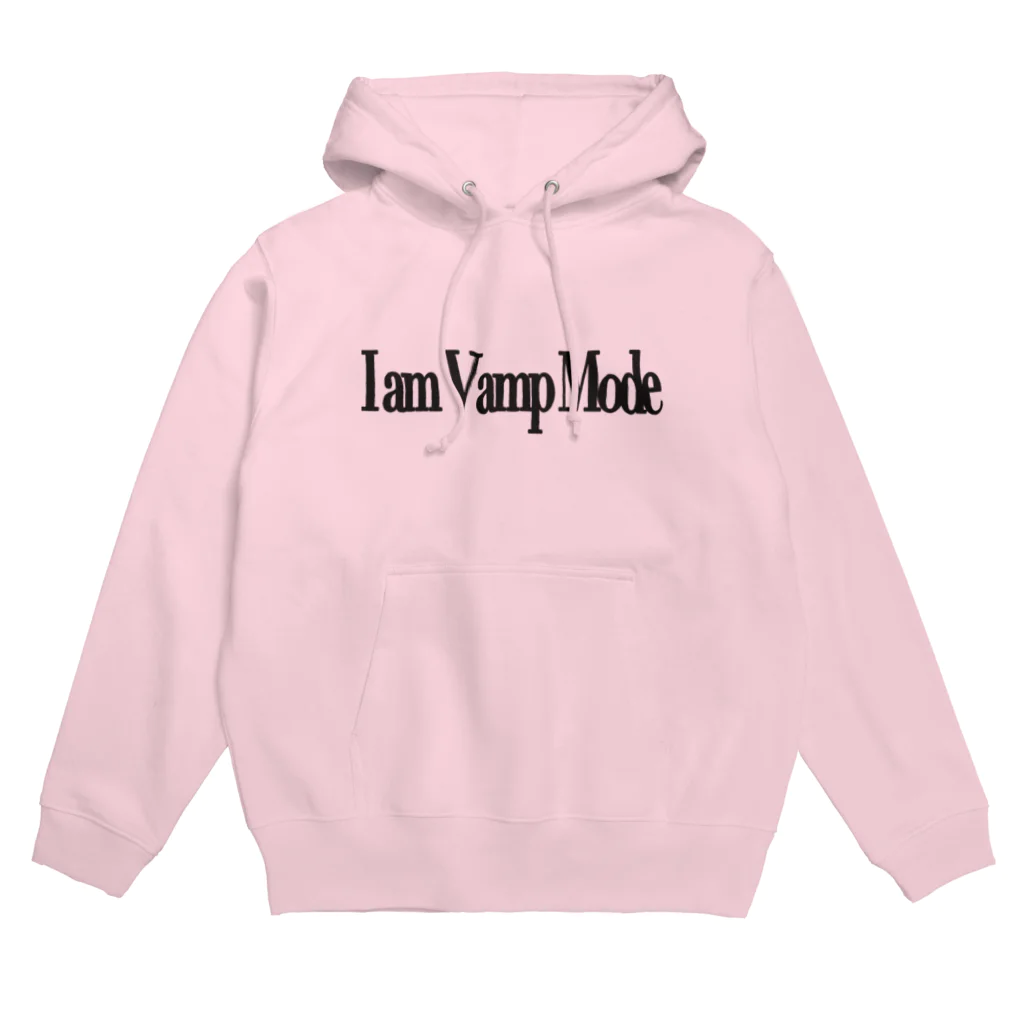 Vamp ModeのLogo (BLACK)＆ Back print Hoodie|I am MUSIC パーカー