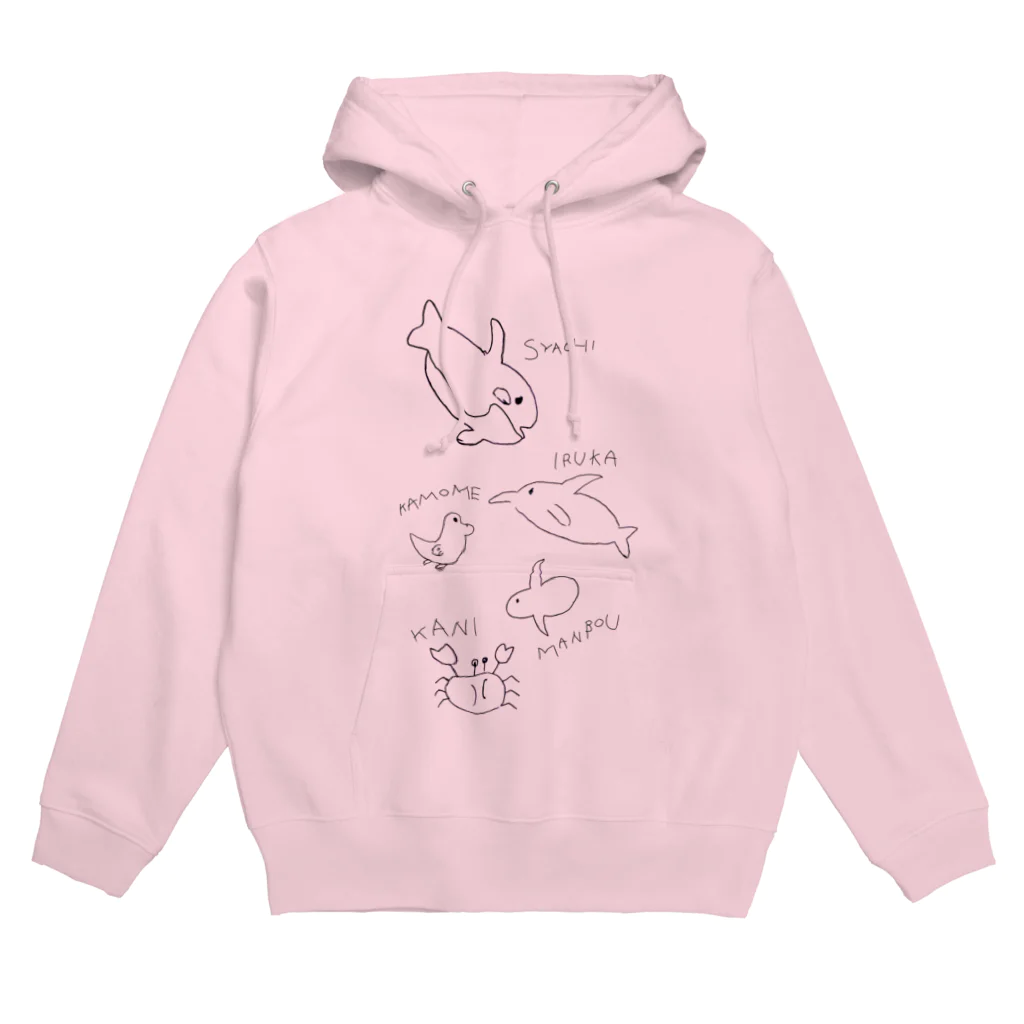 プリズモリイの箱のうみのなかまたち Hoodie